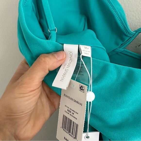 NEW SIMKHAI Laine Bustier One-Piece Swimsuit - Picture 9 of 10